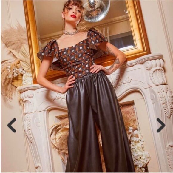 NWOT Autumn Adeigbo Jules top - Picture 1 of 8